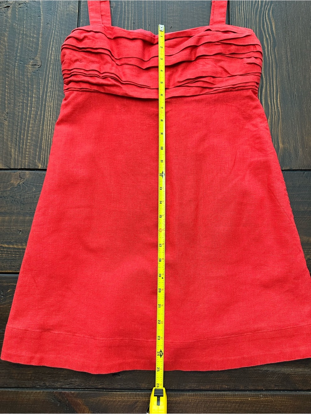 Abercrombie & Fitch Linen Blend Dress with pockets & built in shorts - Picture 5 of 5